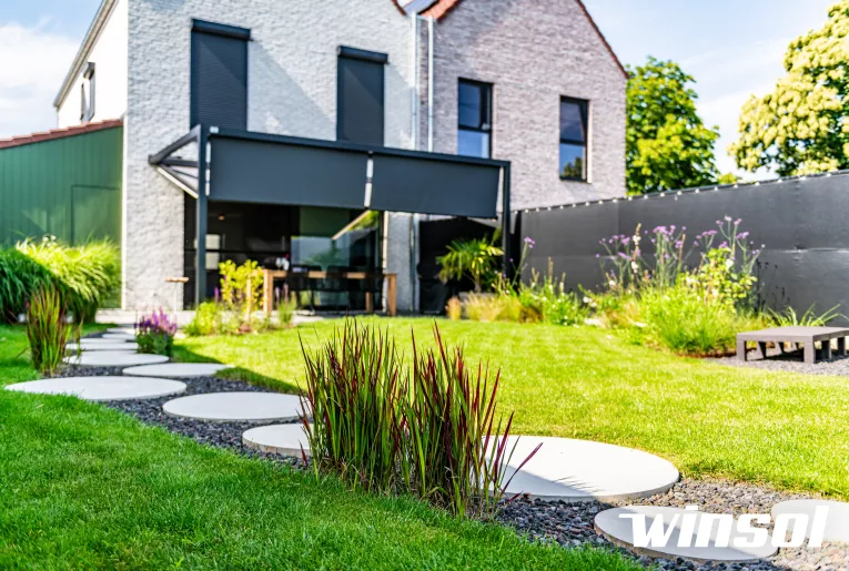 Terrasoverkappingen doek